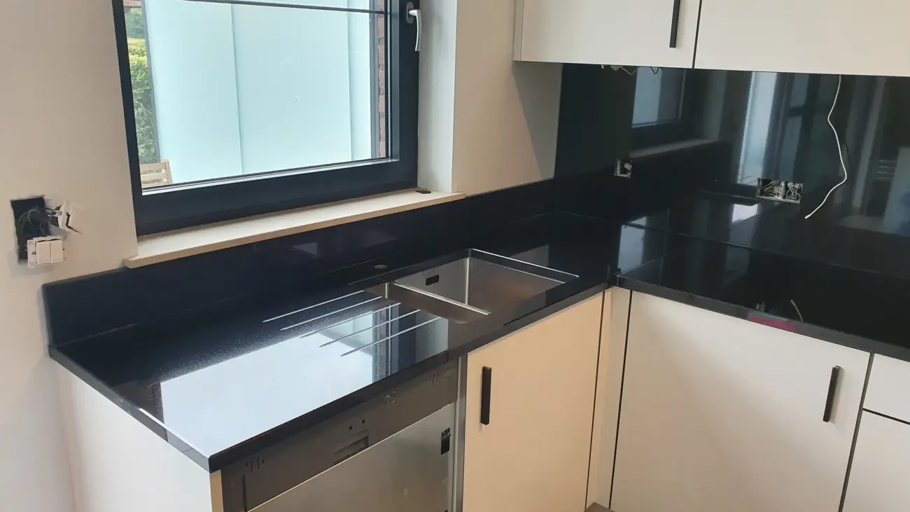 Keukenblad Graniet Black Poli