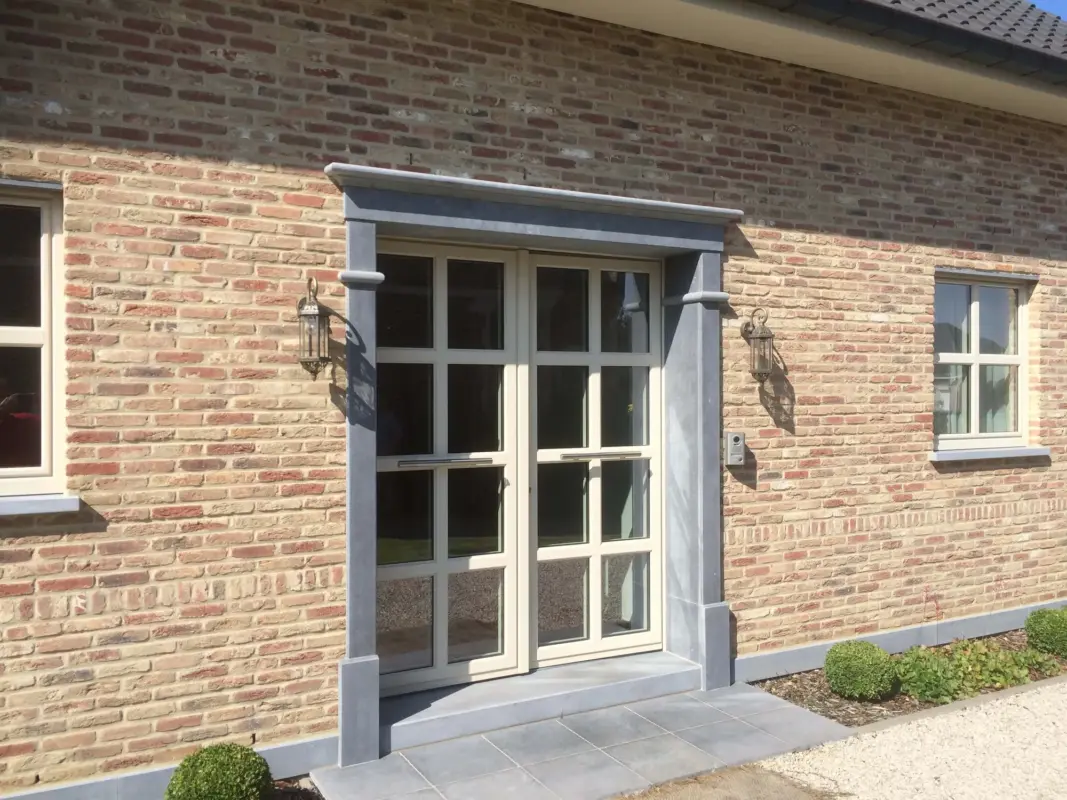 Deuromlijsting Belgische blauwe steen