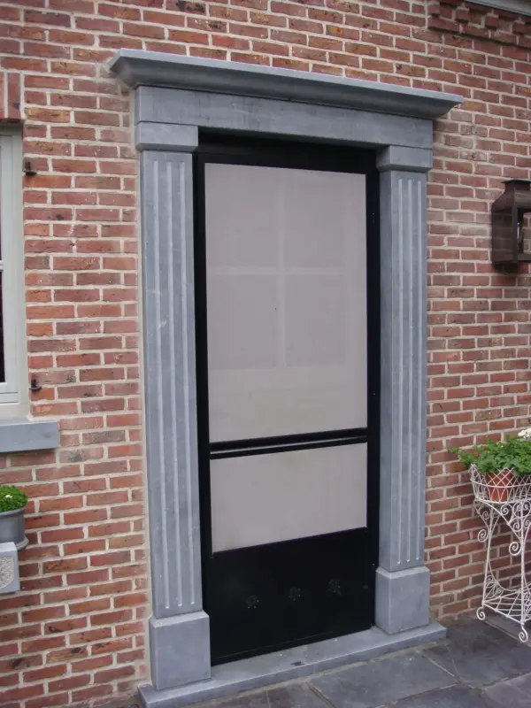 Deuromlijsting Belgische blauwe steen