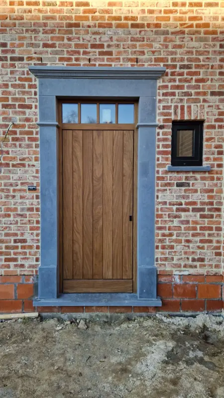 Deuromlijsting Belgische blauwe steen