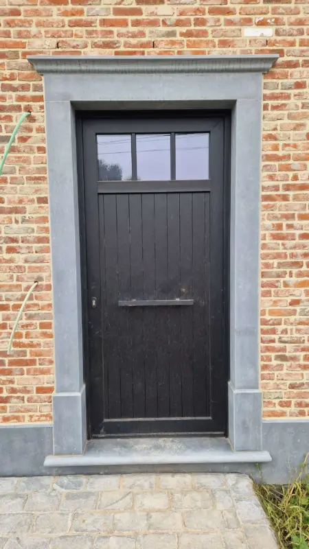 Deuromlijsting Belgische blauwe steen