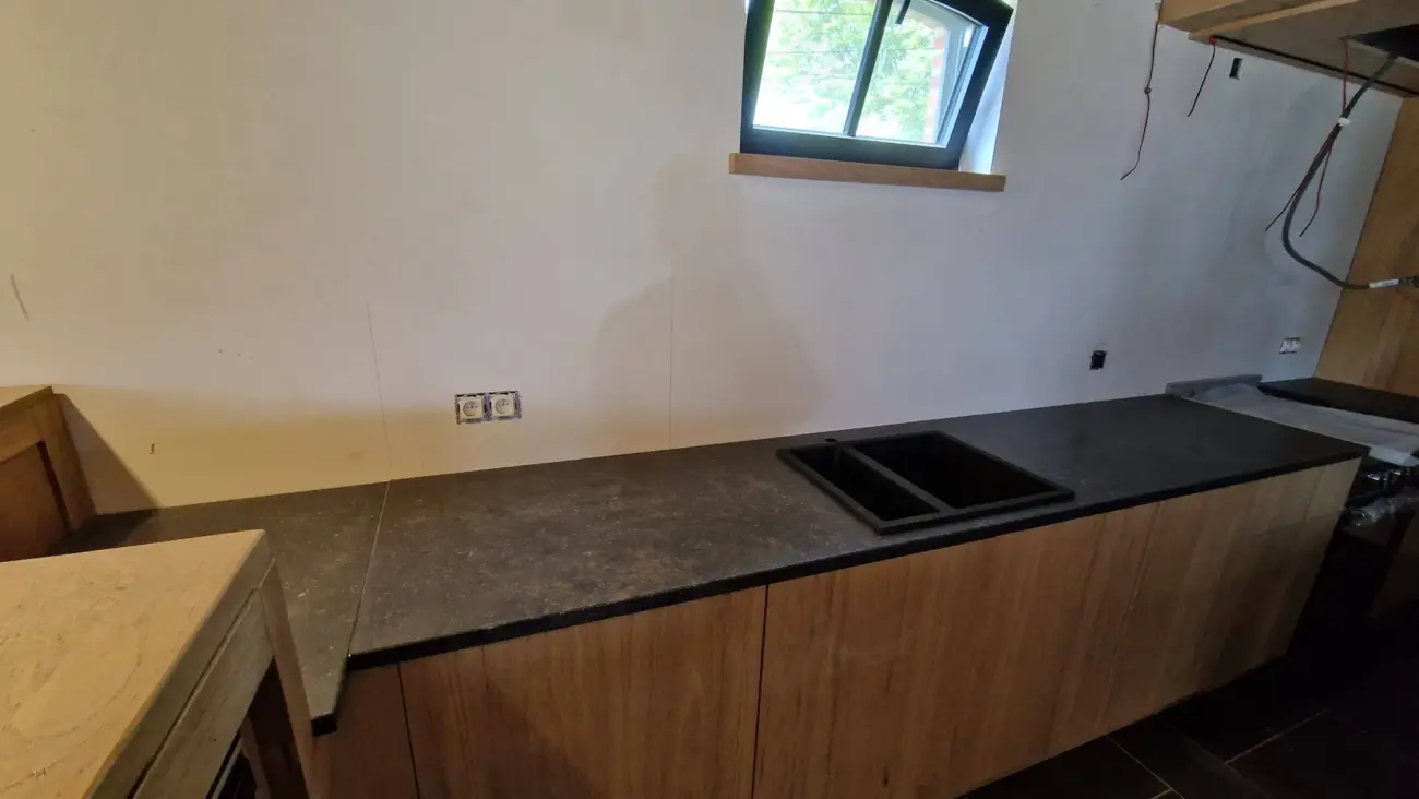 Keuken Belgische blauwe steen