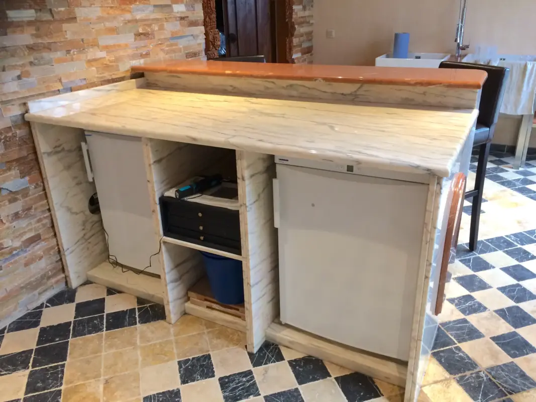 Keukenblad Marmer Rojo Alicante