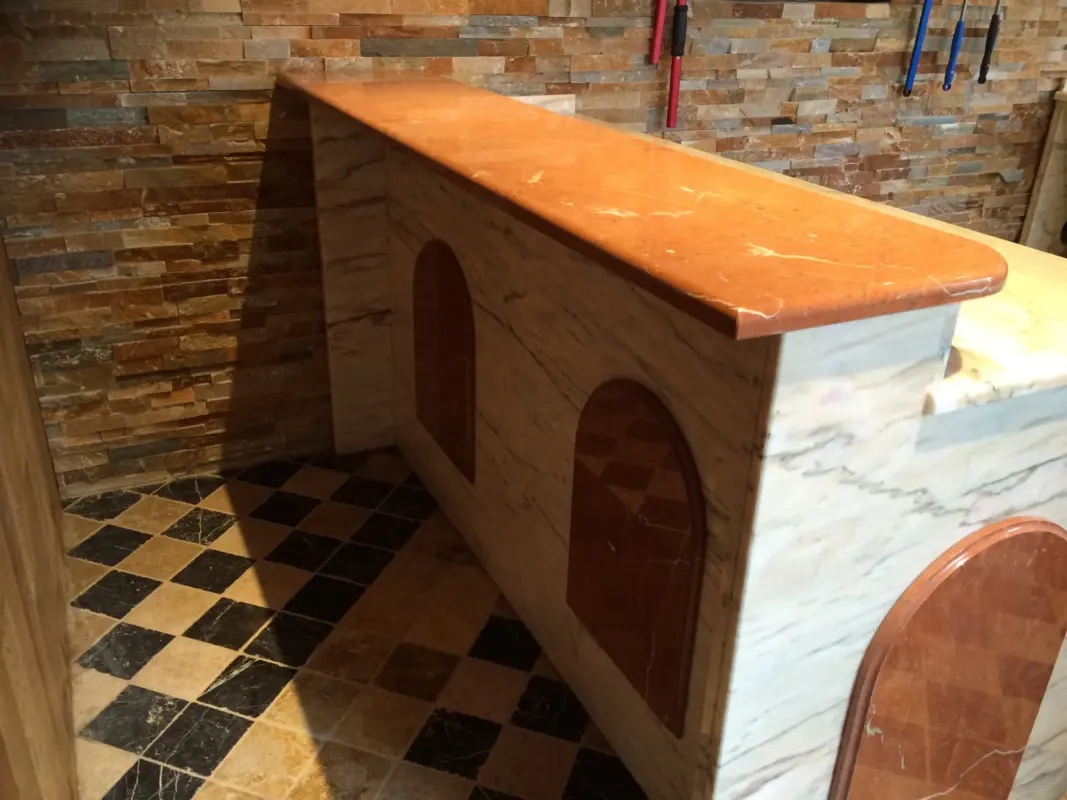 Keukenblad Marmer Rojo Alicante