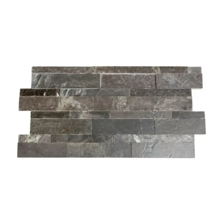Stonepanels Black Quartzite Geborsteld