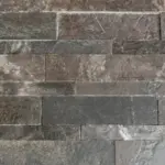 Stonepanels Black Quartzite Geborsteld
