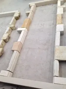 Deuromlijsting Witsteen brut