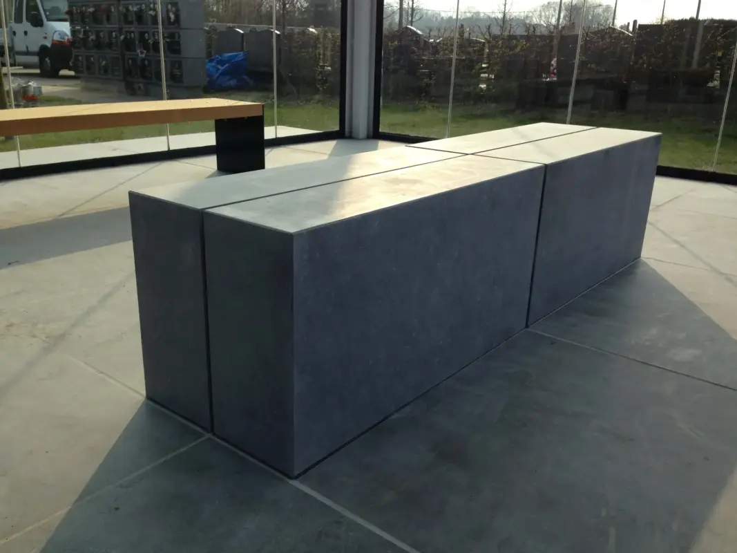 Altaar Belgische blauwe steen