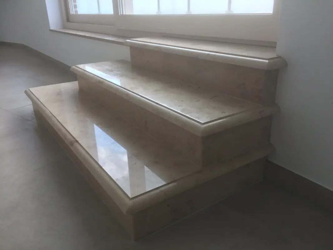 Trapbekleding marmer